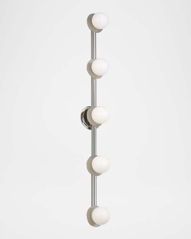 Nodes 5-Light Extra-Large Vanity Light by Kelly Wearstler, 56"